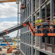 Vantagens do aluguel de plataformas elevatórias para obras de edifícios
